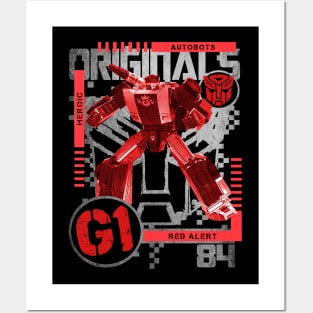 G1 Originals - Red Alert Posters and Art